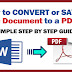 How to convert a Word document to PDF? Simple Guide