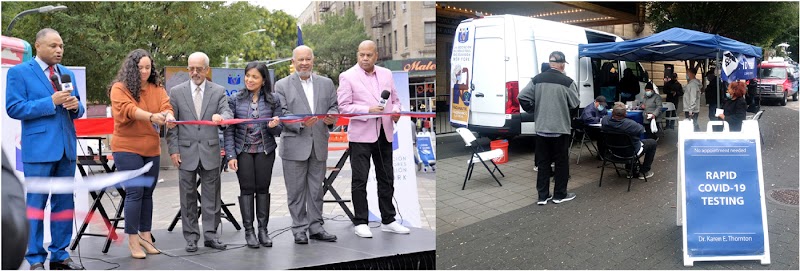 Cientos participan en jornada de vacunación de la APPTV en Plaza Las Américas del Alto Manhattan