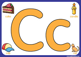 Letter c - big printable alphabet letters