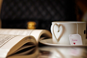 Nothing better than a good book and a hot cup of tea... #tea #reading #book