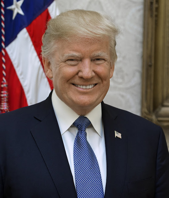 Donald Trump, the current President of the US. Photo from Wikimedia Commons