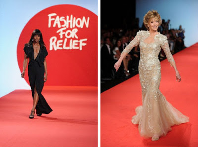 JANE FONDA EN EL FASHION FOR RELIEF