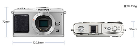 E-P1 Size