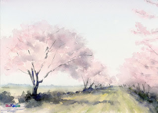 完成「桜並木」