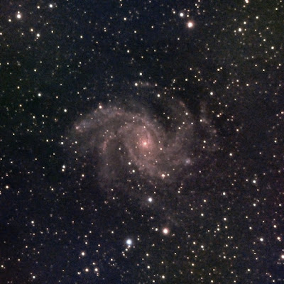 NGC 6946, galàxia "Castell de focs" a la constel·lacio de Cefeu. 14/10/2022