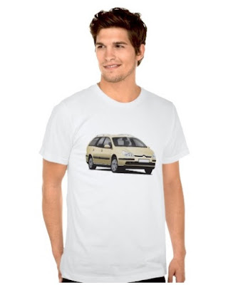 Citroen C5 tshirt shampagne