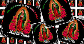 Imágenes de la Virgen de Guadalupe con nombres de mujeres para su perfil de redes sociales