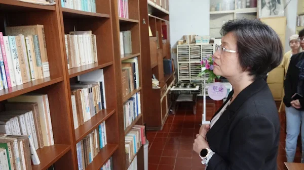 ▲王惠美縣長表示，彰化文學家林亨泰對於臺灣的本土新詩等文學貢獻很大。（記者林明佑攝）