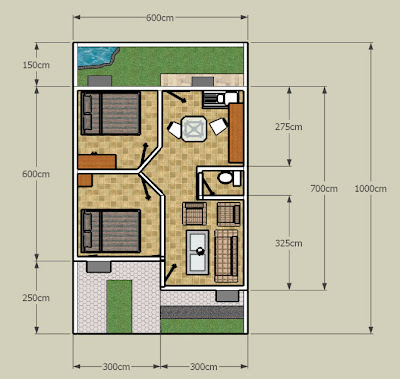 Desain  Denah Rumah Minimalis on Desain Rumah  Denah Rumah Kecil  Rumah Mungil  Rumah Minimalis  Denah