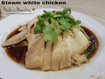 Quarter steam white chicken - Wee Nam Kee Chicken Rice at Northpoint City - Paulin's Munchies