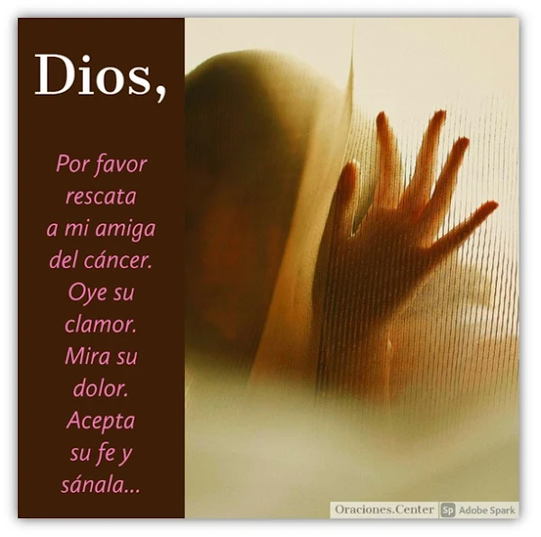 Oración para una Amiga Enferma de Cáncer