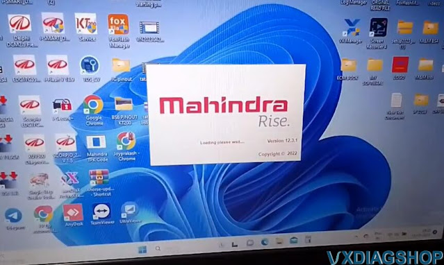 VXDIAG VCX NANO and Mahindra i-Smart  4
