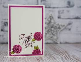 Icing On The Cake Thank You Note Card Set featuring Stampin' Up! UK Icing On The Cake Stamps which you can buy here.