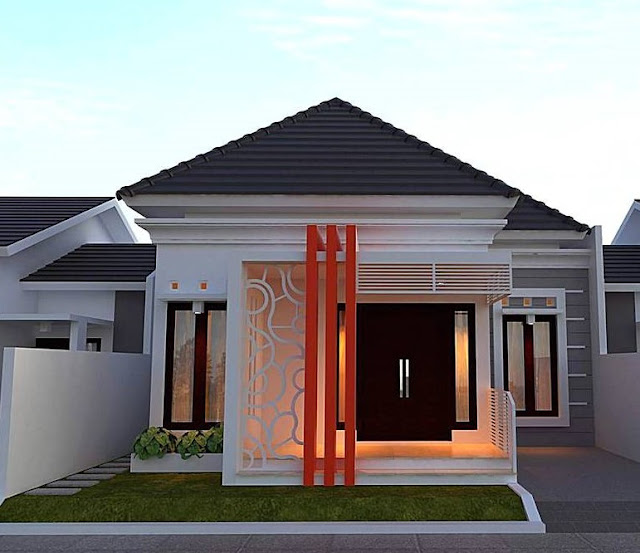 model teras rumah sederhana terbaru