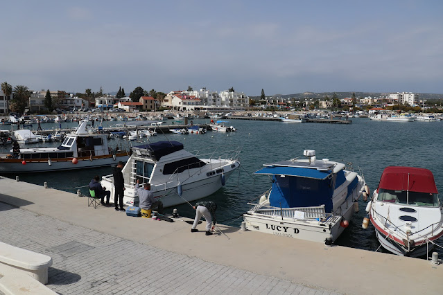 csónakok Zygi Ciprus