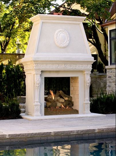 Color Outside the Lines: Outdoor Fireplaces