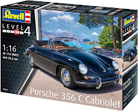 Revell 1/16 Porsche 356 C Cabriolet (07043) Color Guide & Paint Conversion Chart