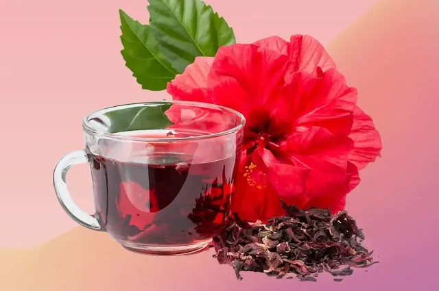 A cup of Hibiscus tea