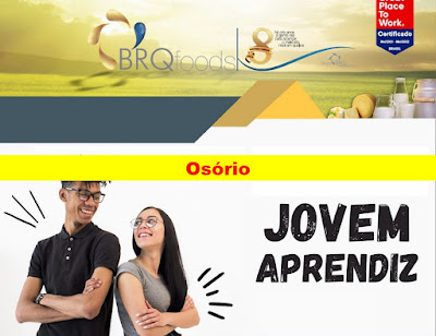 BRQ Foods abre vaga para Jovem Aprendiz em Osório