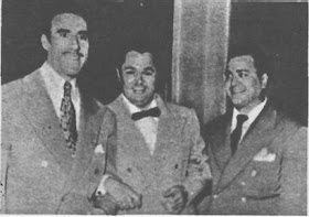 Aldo Calderon(Der), Edmundo Rivero y Anibal Troilo