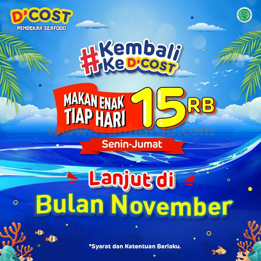 Promo D'COST Makan Enak Tiap Hari Cuma Rp. 15.000