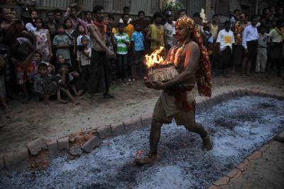 MYANMAR-HINDU-FESTIVAL