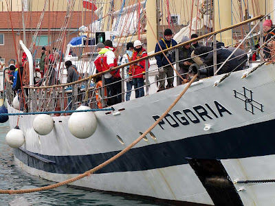 Pogoria training ship, Livorno