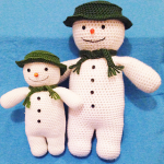 PATRON GRATIS MUÑECO DE NIEVE AMIGURUMI 22181