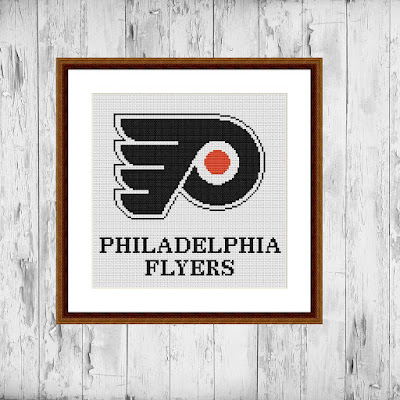 Philadelphia Flyers cross stitch pattern - Tango Stitch