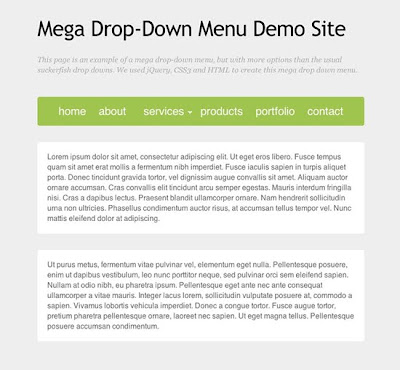 How to Make a Mega Drop-Down Menu
