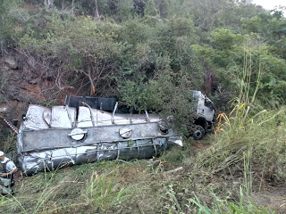 Grave acidente com vítima fatal na BA-052, no município de Baixa Grande