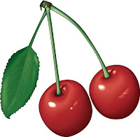 reading text about the cherry