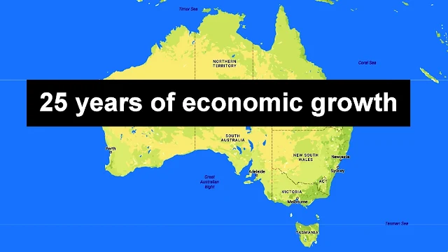 Australia - a quarter century of uninterrupted economic growth