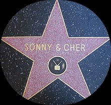 Sonny & cher's star on the Hollywood walk of Fame