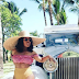 Photos: Nomzamo Mbatha shows off his big neat Kuku; and people are talking about it