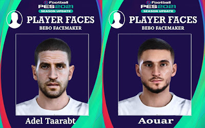 PES 2021 Faces Aouar & Taarabt by Bebo