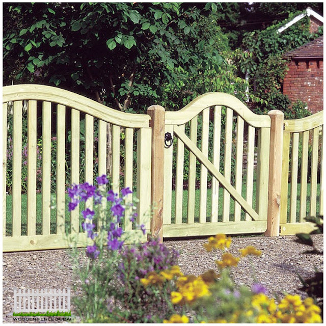 Garden Fence With Gate design in Dubai Abu Dhabi Sharjah UAE