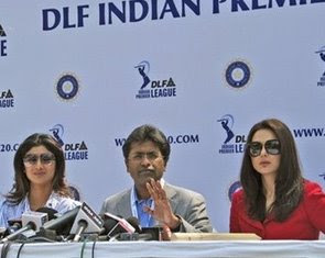 Lalit Modi Shilpha Shetty and Preity Zinda