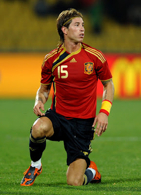 World Cup 2010 Sergio Ramos Football Photo