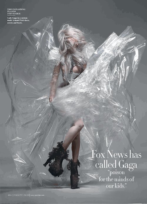 Loving Lady Gaga in Vanity Fair today! She looks very pretty and the video 