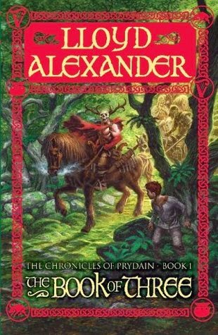 The cover of The Book of Three (Chronicles of Prydain) by Lloyd Alexander
