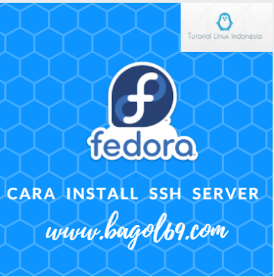 Cara Install  SSH  Server  Fedora  27 