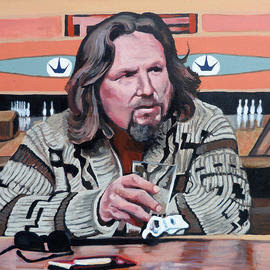 The Dude by Boulder portrait artist Tom Roderick
