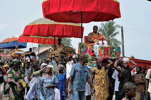 Odwira festival of the people of Fanteakwa District.