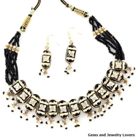 Indian Style Meenakari Jewelry