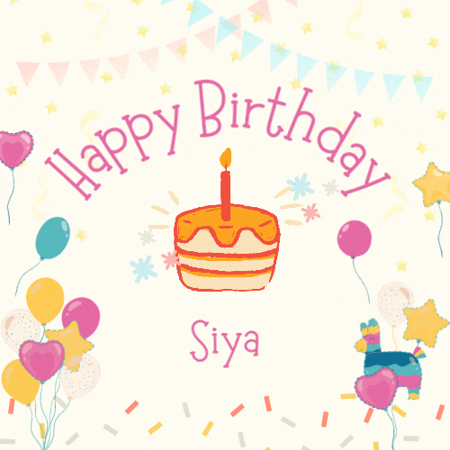 Happy Birthday Siya GIF