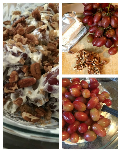 The 3-Step Grape Salad can be thrown together at the last minute with just a few ingredients and minimal prep time.