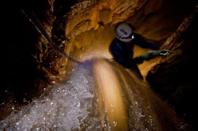 cave diving