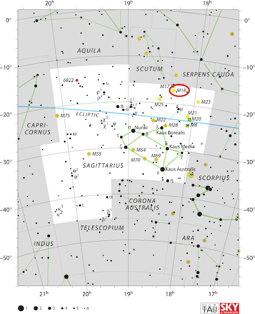 lokasi-messier-18-informasi-astronomi