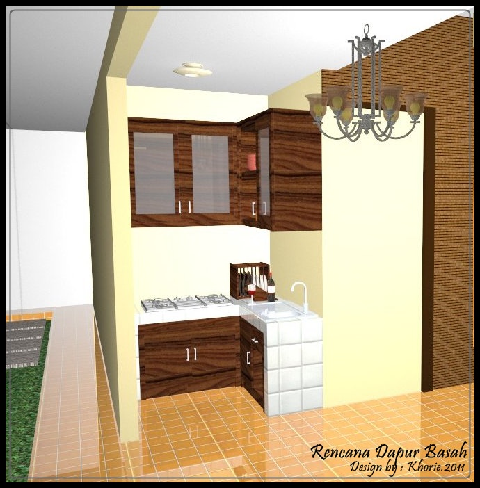 Griya Idaman Anda Desain Interior Dapur Mini Bar  Milik 